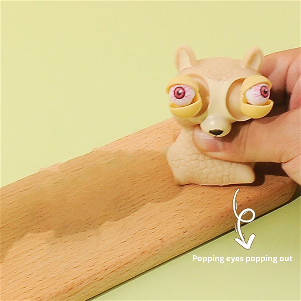 Đồ Chơi Nắn Bóp Đàn Hồi Giảm Stress Hình Búp Bê Mắt