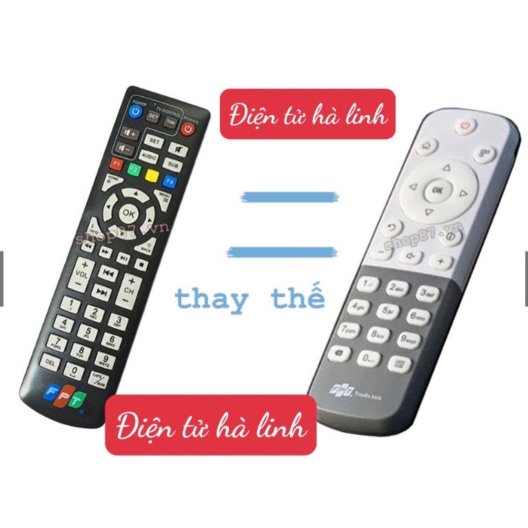 Điều khiển FPT tv 4K FX6 truyền hình