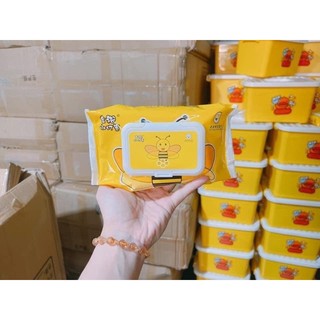 Thùng giấy ướt Vịt Vàng (10 gói kèm thùng - CÓ tem)