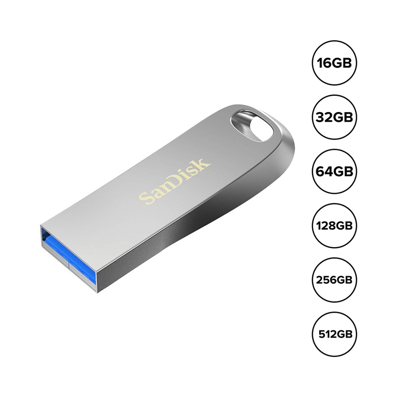 USB 3.1 SanDisk Ultra Luxe CZ74 / 32GB / 64GB / 128GB / 256GB / 512GB CHÍNH HẴNG