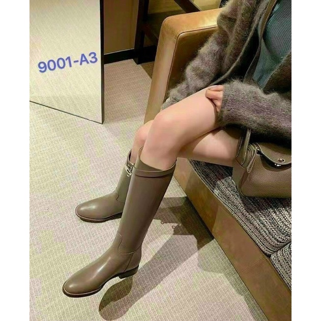 Boot Đùi Nâu Khoá HM Full Size 35-39  -  By Anh Dinh Phuong