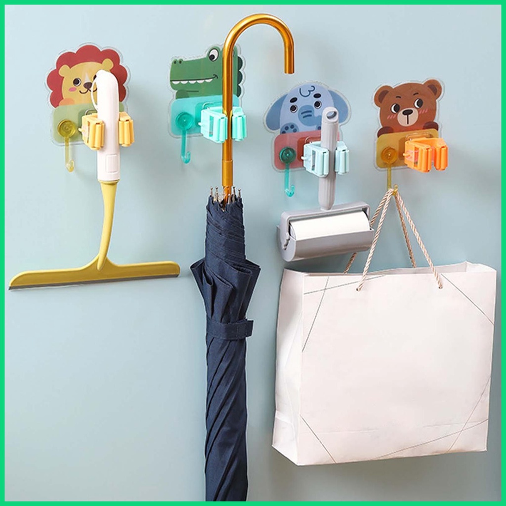 Móc Gắn Tường Treo Cây Lau Nhà Họa Tiết Hoạt Hình Tiện Dụng Cho Gia Đình / Sân Vườn / Nhà Tắm