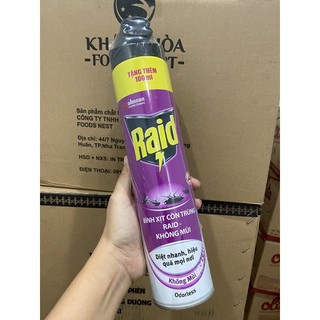 Bình xịt côn trùng Raid 600ml