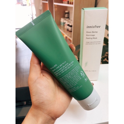 Mặt Nạ Tẩy Da Chết Innisfree Green Barley Gommage Peeling Mask 120ml của Hàn Quốc myphamhocngan