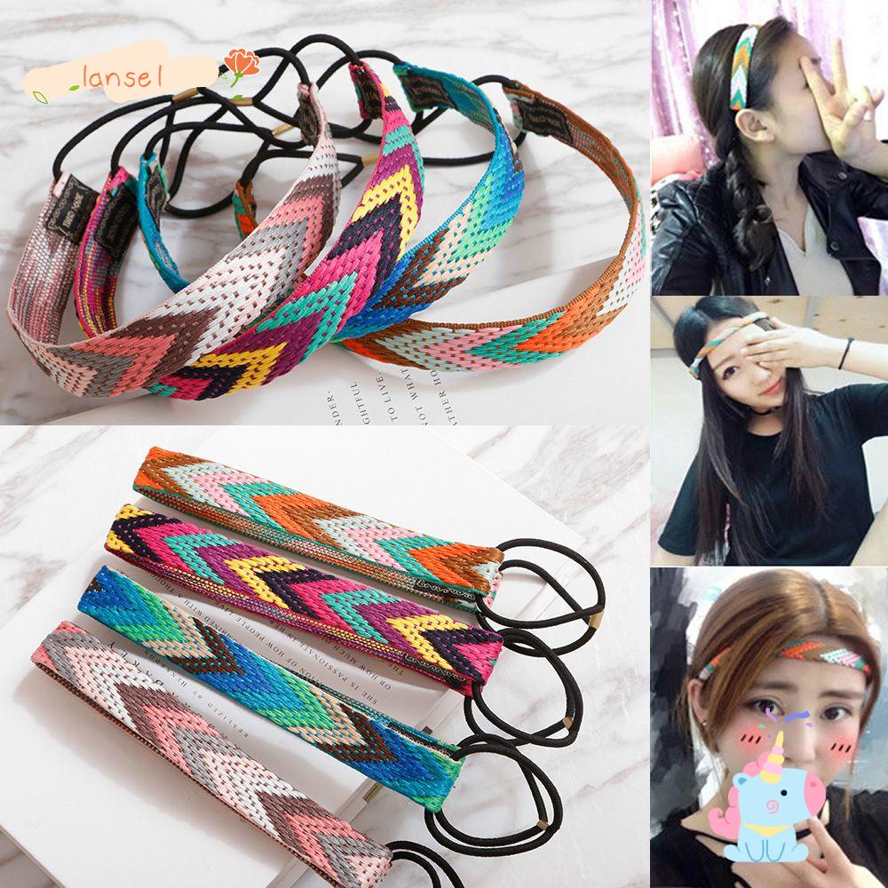 Băng Đô Dạng Bện Phong Cách Bohemian Cổ Điển Chất Lượng Cao