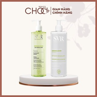 Nước tẩy trang svr sebiaclear eau micellaire cho da dầu mụn, nhạy cảm 400ml