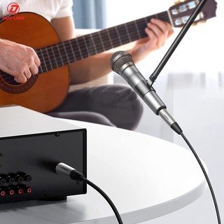 Dây Cáp nối dài XLR Ugreen 20500 20499 AV185 (dây Canon nối dài micro,bọc dù đầu nhôm )