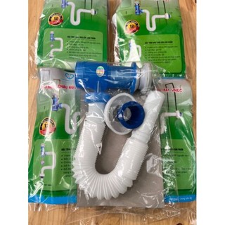 Bộ xả - lavabo - ống xả ruột gà cao cấp.