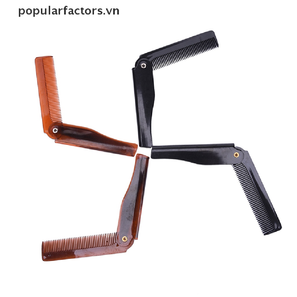 Lược Chải Tóc / Râu Gấp Gọn Bỏ Túi 1 Lần Tiện Dụng