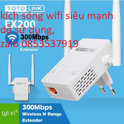 Bộ Thu Phát Kích Sóng WIFI Toto link EX cực mạnh