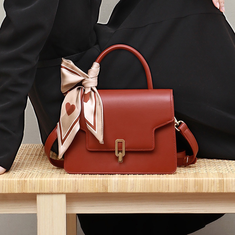 Túi Xách Đeo Vai HE103 Màu Đỏ Thời Trang Cho Nữ