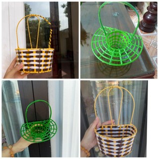 Giỏ treo hoa rủ. giỏ treo tường trang trí hoa rủ
