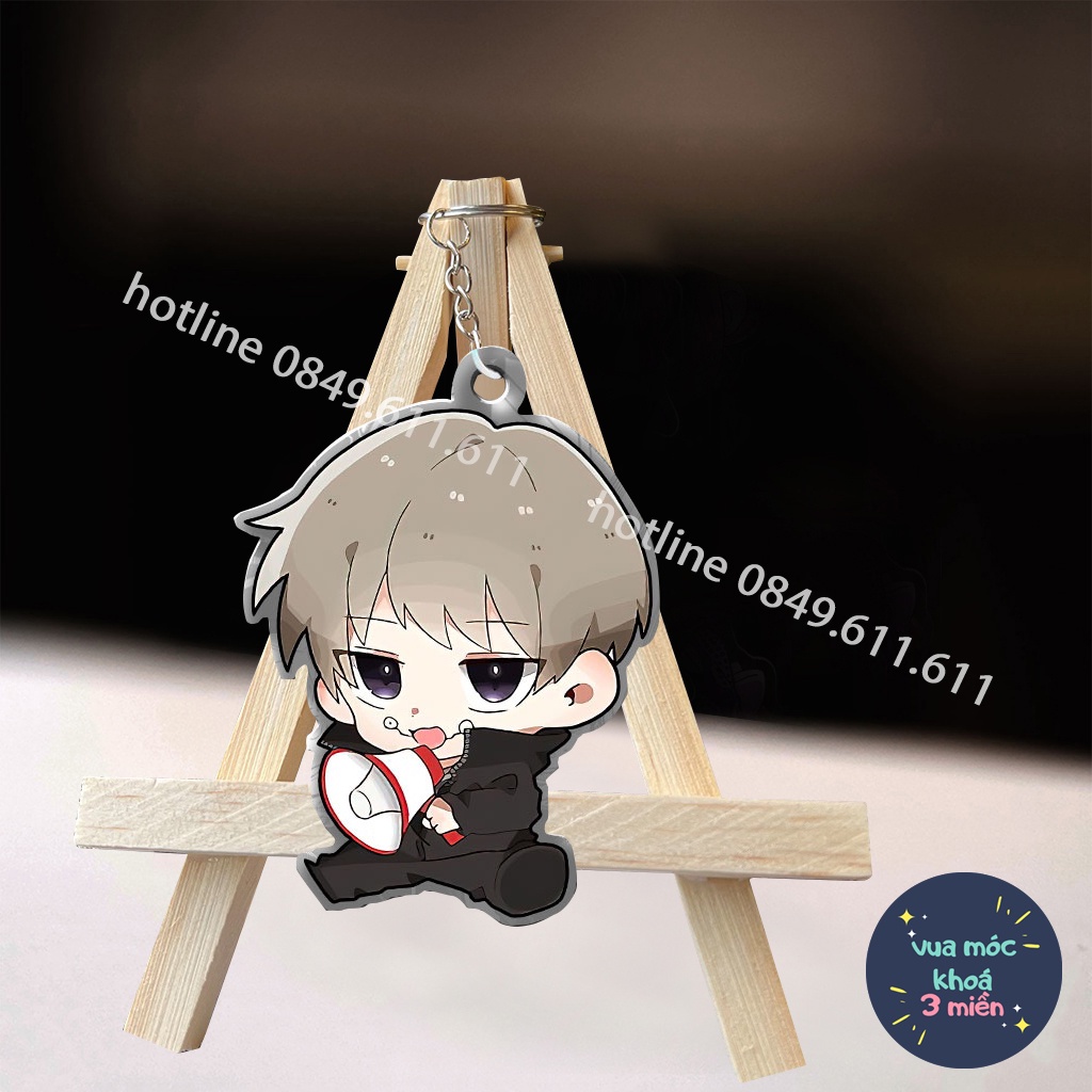 Móc khóa anime Jujutsu Kaisen chú thuật hồi chiến in hình nhân vật Toge Inumaki