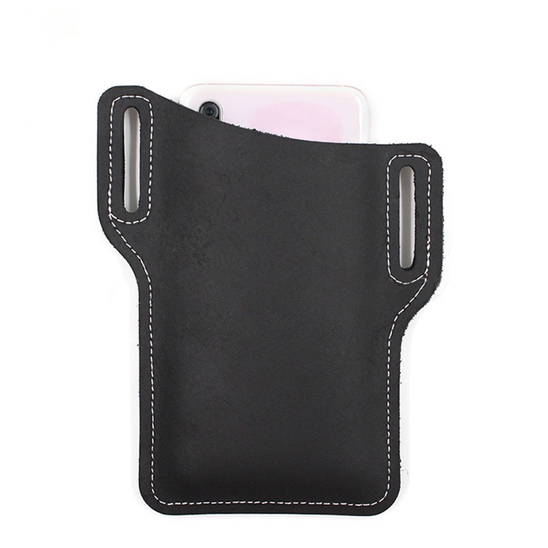 Túi Da PU Đựng Điện Thoại Đeo Hông Cho Nam