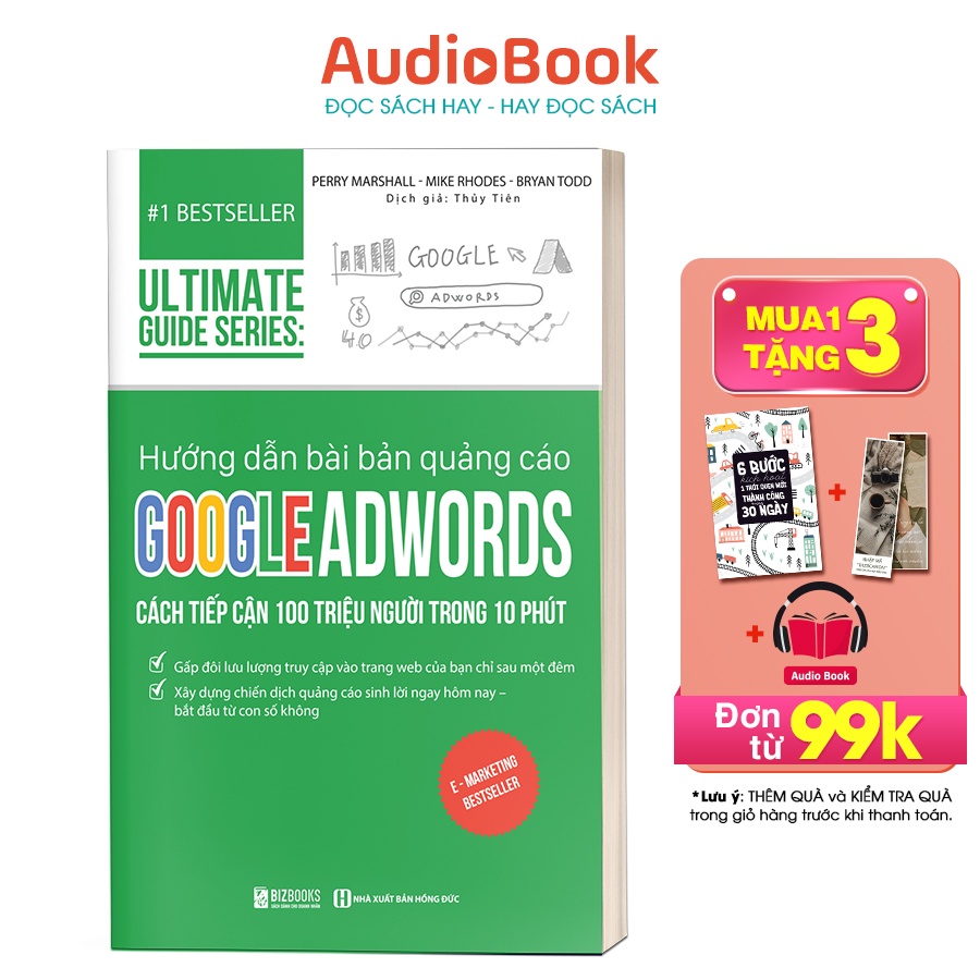 BIZBOOKS - Sách Ultimate guide series: Hướng dẫn bài bản quảng cáo google adwords