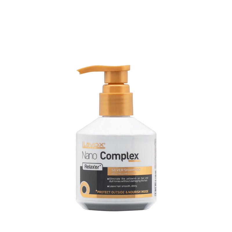 Dầu Gội Tím Khử Vàng Lavox Nano Complex Silver Shampoo 200ml