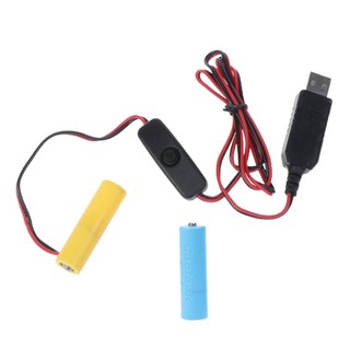 Dây Cáp Nguồn USB 3V Thay Thế 2 Pin AA