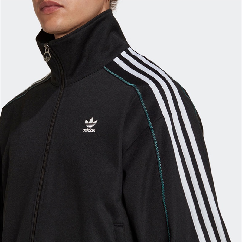 Áo Khoác Nam Cổ Đứng Có Dây Kéo Adidas 100% HS2628