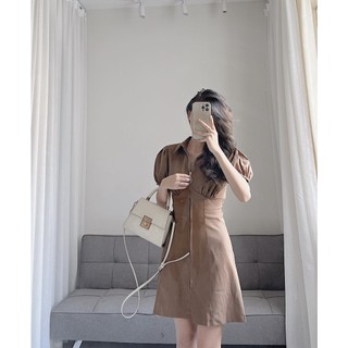 Váy polo cộc tay khoá vàng by Samhyewear