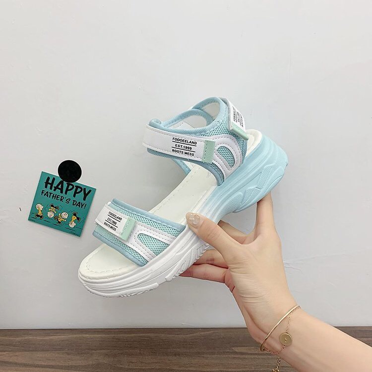 FREE SHIP Sandal nữ quai hậu độn đế êm chân tôn dáng cực xinh 007