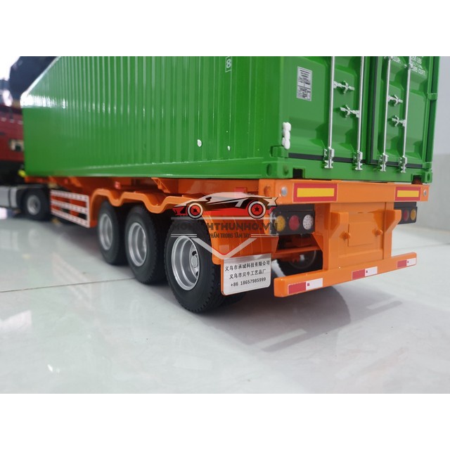 Mô hình rơmooc container, tỉ lệ 1:24