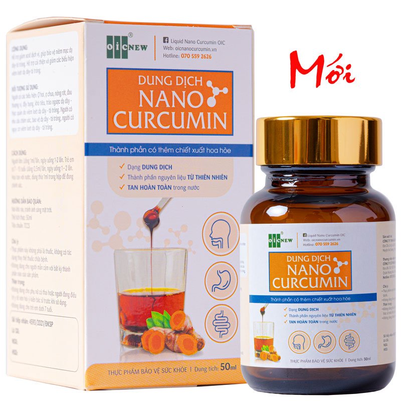 Dung Dịch Nano Curcumin OIC New - Công ty Nhật Hải