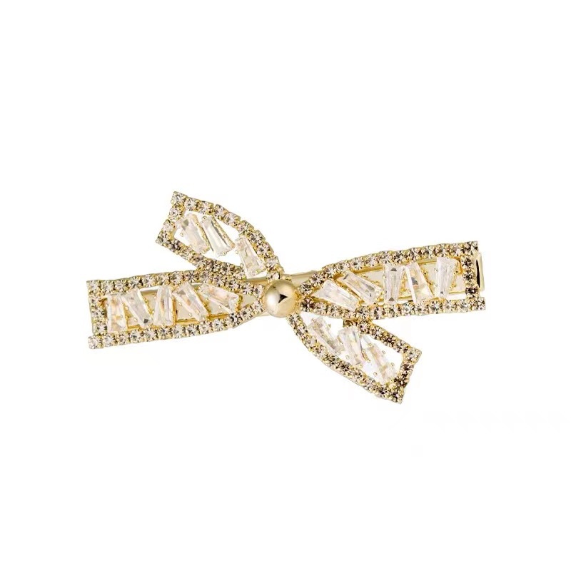 Kẹp TóC HìNh Nơ ĐíNh Zircon LấP LáNh ThờI Trang Cho Nữ