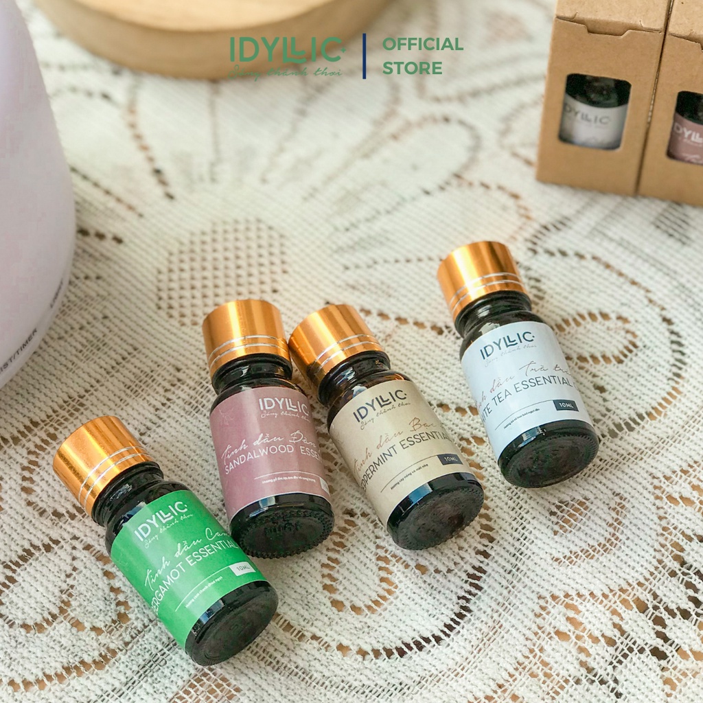 Tinh Dầu Đàn Hương Idyllic  | 100% Thiên Nhiên Xông Phòng, Làm Nến Thơm, Massage Body