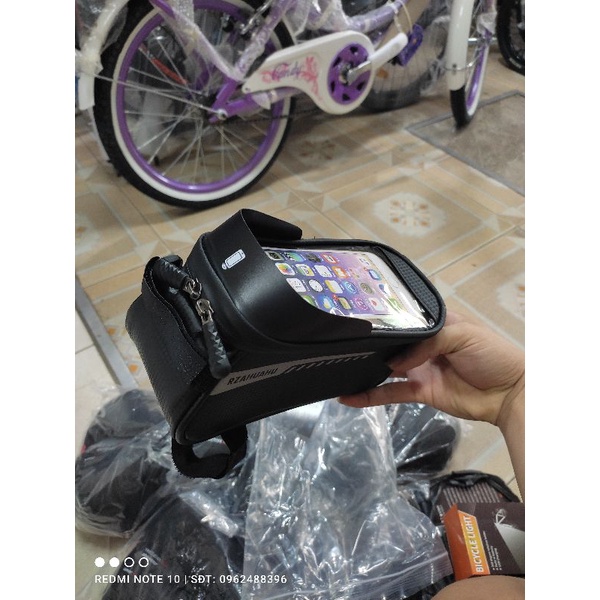Túi treo sườn xe đạp thể thao, túi treo khung xe đạp