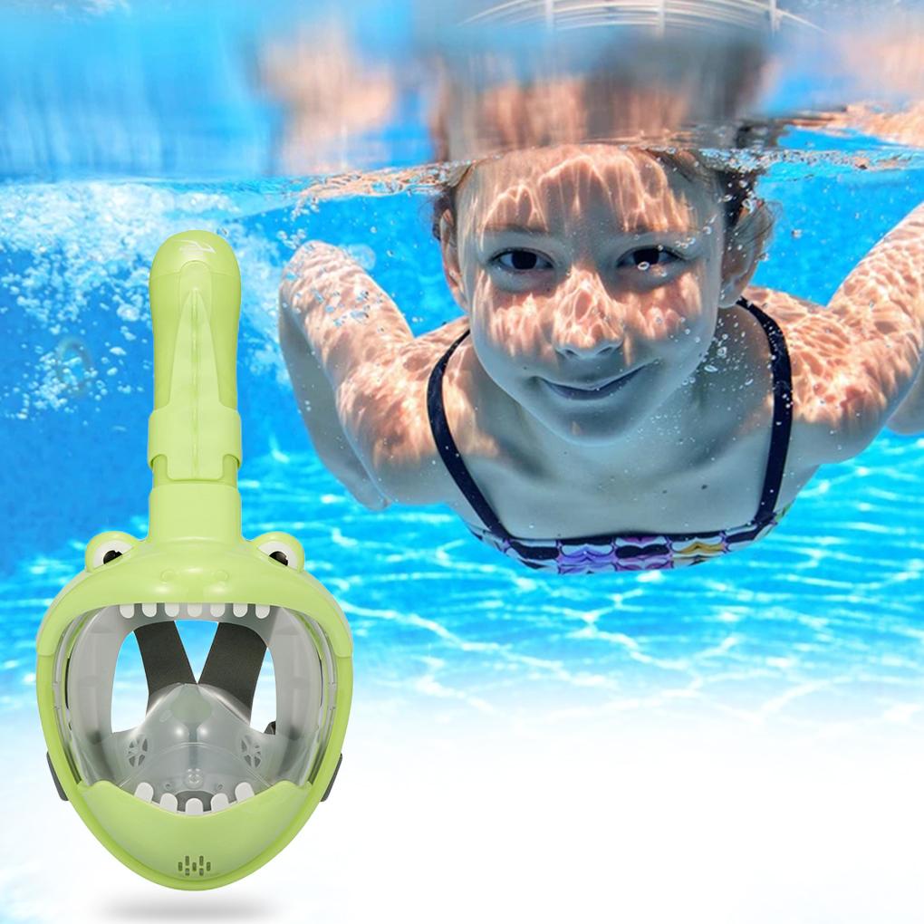Mặt Nạ Lặn Chống Sương Mù Bằng Silicone Có Thể Gấp Gọn Tiện Lợi Dành Cho Trẻ Em