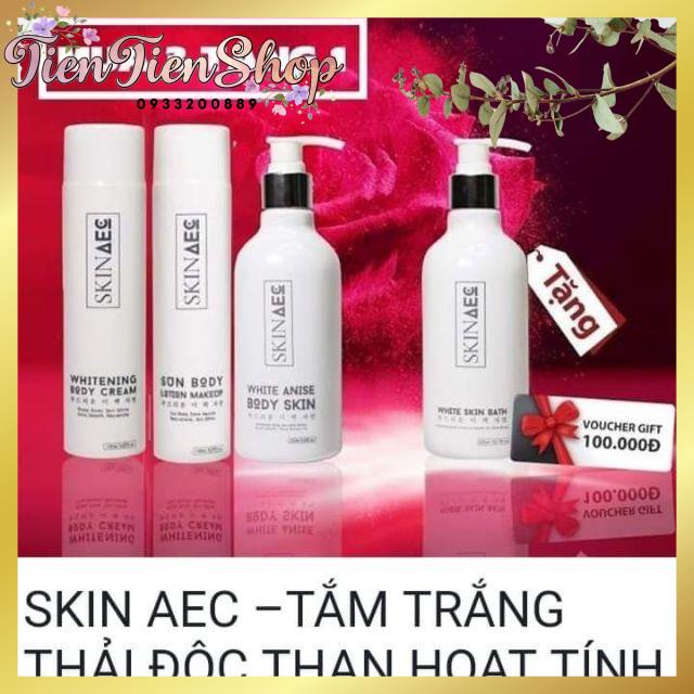 COMBO 4 MÓN SKIN AEC MỸ PHẨM