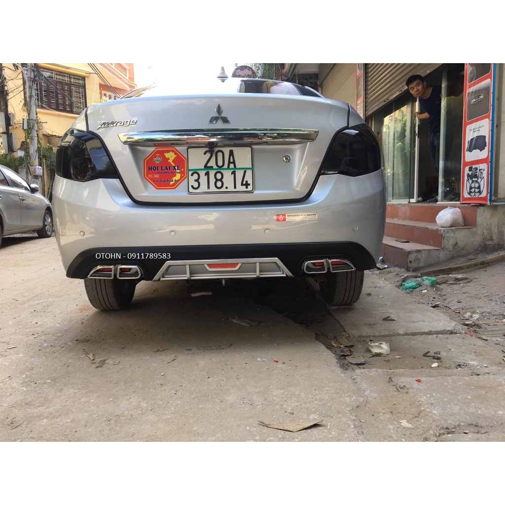 🔥🔥SIÊU RẺ🔥🔥SIÊU GIẢM GIÁ/ Lip po, lip 4 pô, lip 2 pô, lip pô thể thao ở sau attrage các đời xe tổng hợp các mẫu hót nhất