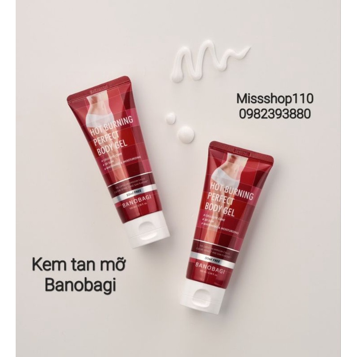 KEM TAN MỠ(GEL) CÁC VÙNG BANOBAGI NỘI ĐỊA HÀN QUỐC