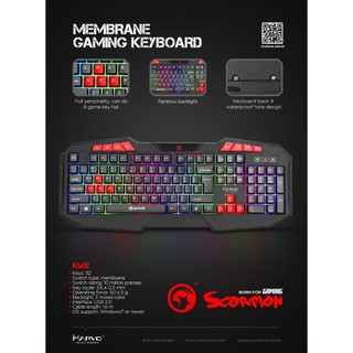 Bàn phím Marvo K602 Led