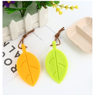 Miếng chặn cửa hình chiếc lá, chống va đập cửa nhiều màu GHN69