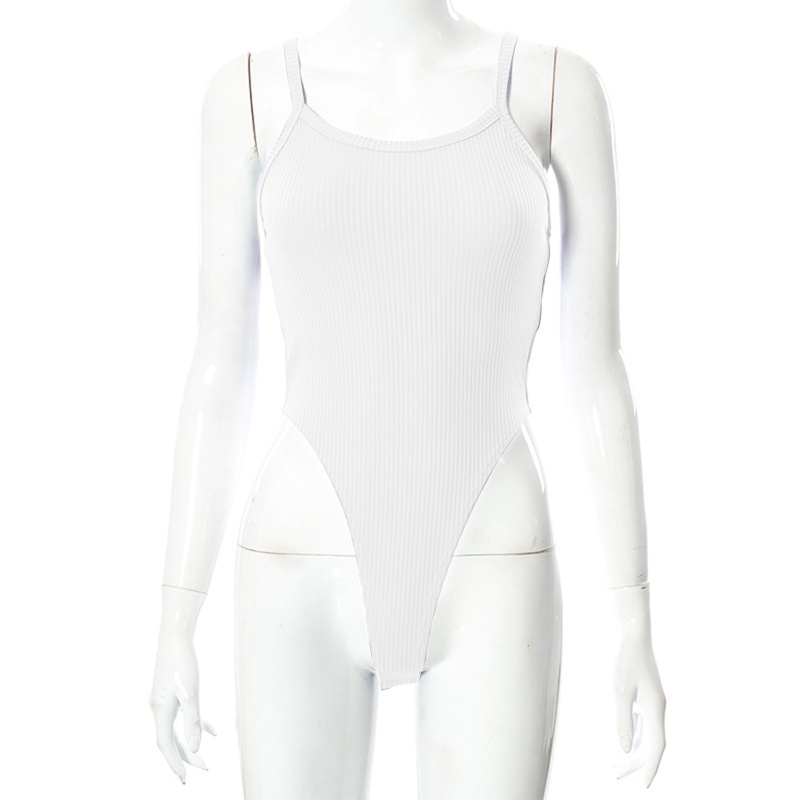 Áo Liền Quần Hai Dây Dáng Ôm Màu Đen Thời Trang Xuân Hè Quyến Rũ Cho Nữ