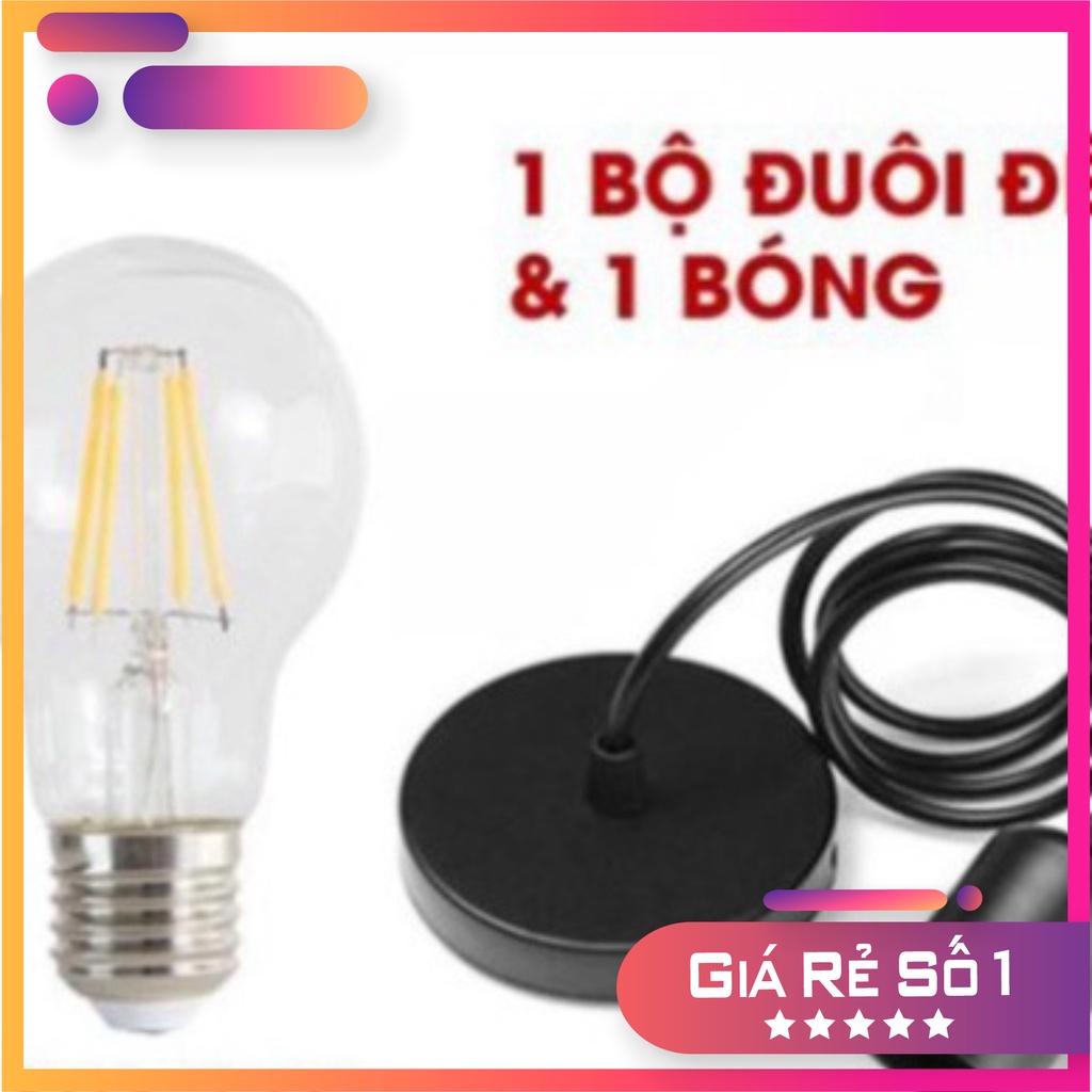 Bộ đui đế thả 1 mét và bóng đèn LED OWL Lighting