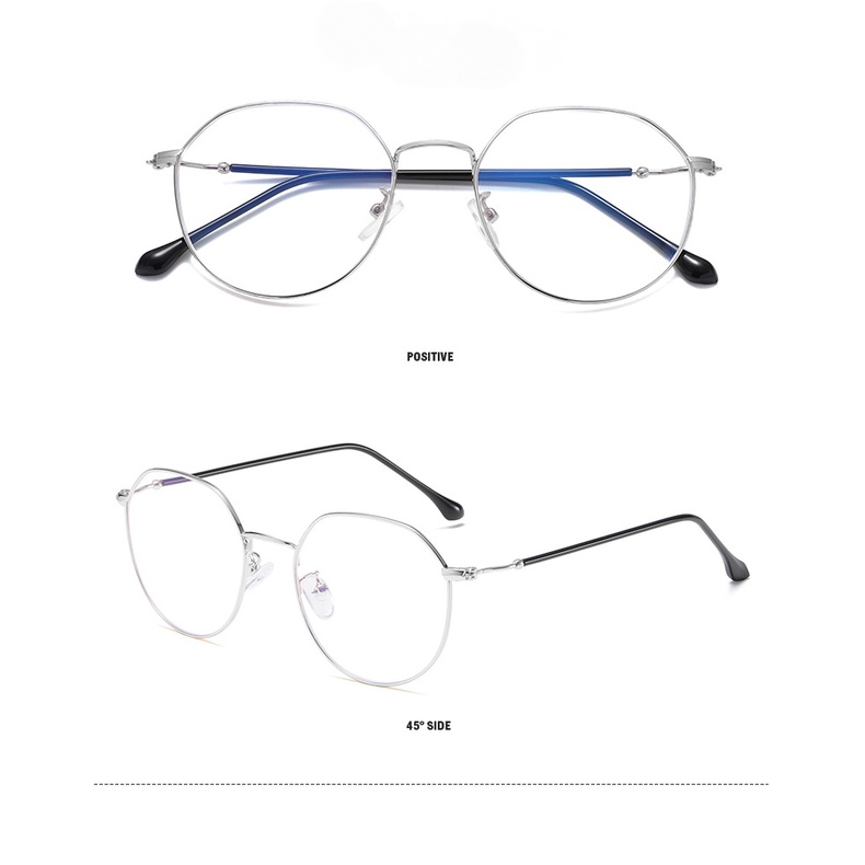 Mắt Kính Gọng Kim Loại Chống Bức Xạ Cho Nữ Giới