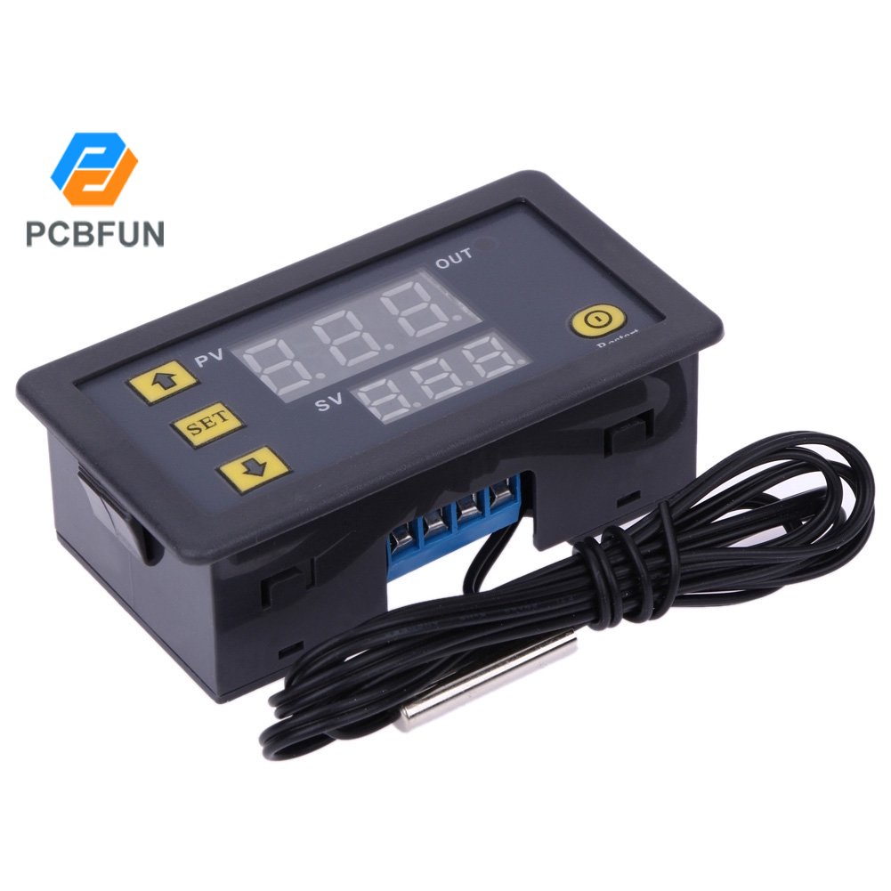 Điều khiển nhiệt độ kỹ thuật số W3230 cảm biến nhiệt DC 12V / 24V 20A AC 110V-220V 10A