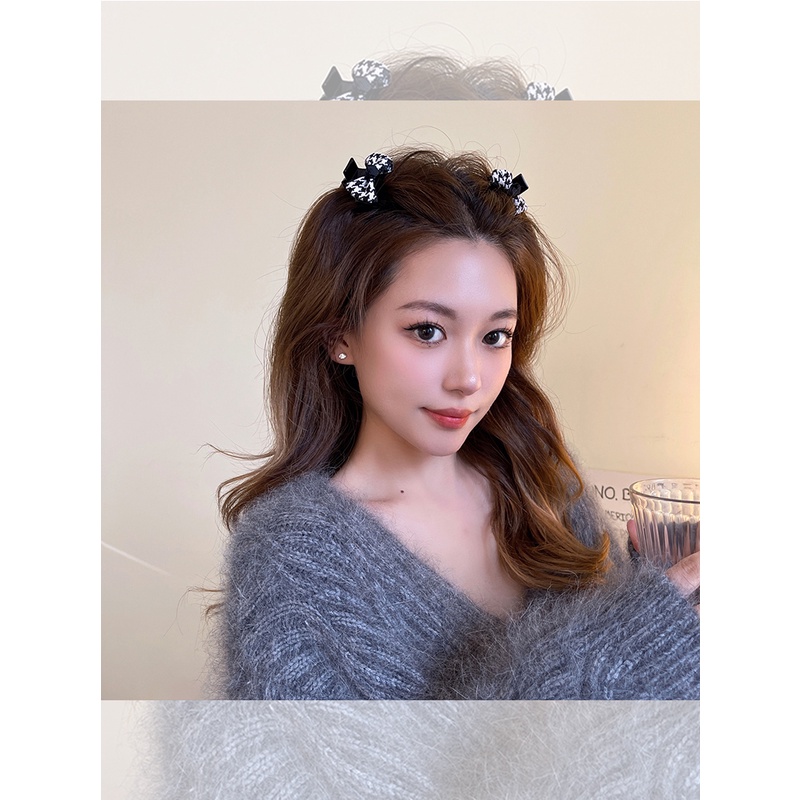 1 Kẹp Tóc Đính Nơ Thiết Kế Tinh Tế Thời Trang Cao Cấp Cho Nữ