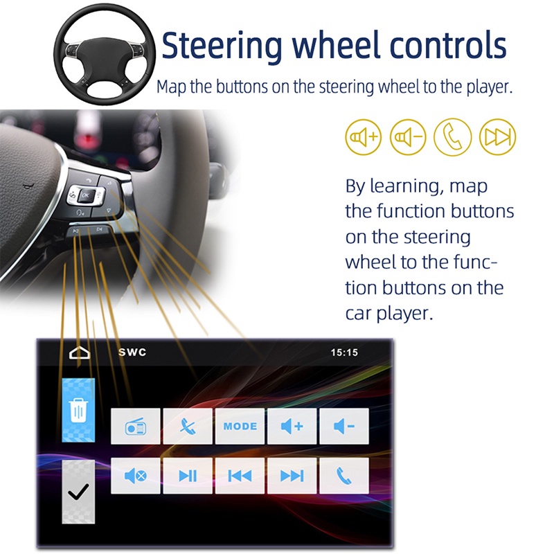 Máy Nghe Nhạc MP5 Màn Hình Cảm Ứng HD 5 Inch Kết Nối Bluetooth Đa Phương Tiện FM 1 Din Cho Xe Hơi