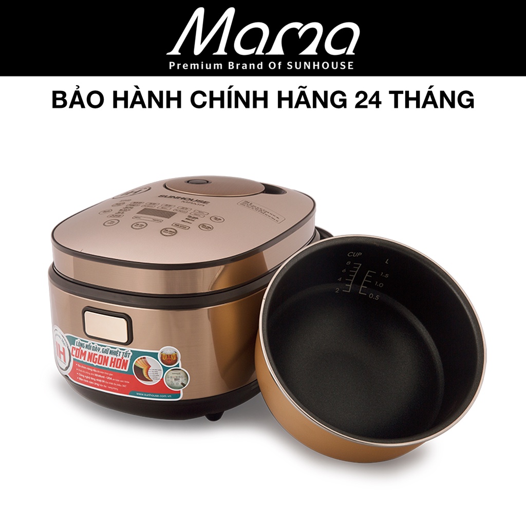 Nồi cơm điện cao tần 1.5L SUNHOUSE MAMA SHD8955