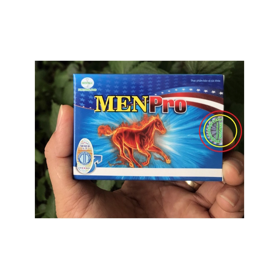 Viên Uống Menpro  Tăng Cường Sinh Lực, Tráng Dương và Tăng Ham Muốn Cho Nam Giới, hộp 4 viên