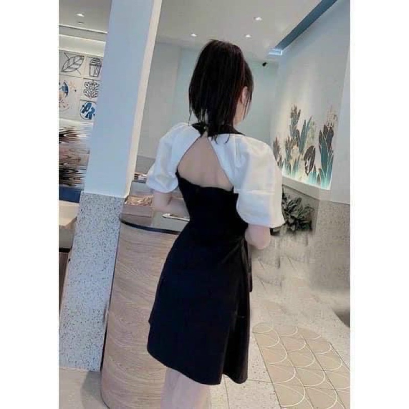 Đầm phối tay D71