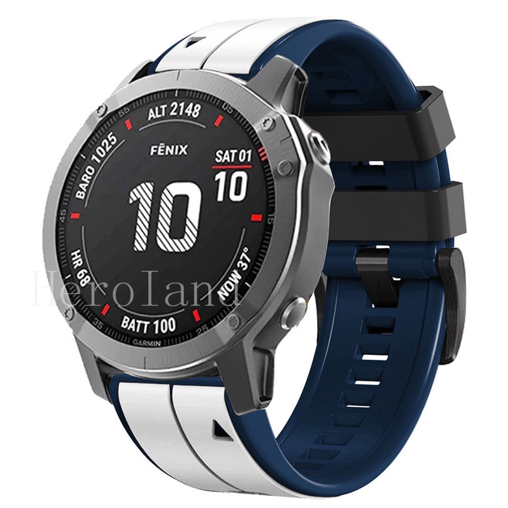 Dây Silicone Thay Thế Cho ĐồNg Hồ Garmin Fenix 7X 7 6X 6 Pro Fenix 5X 5 Plus Forerunner 945 22 26MM