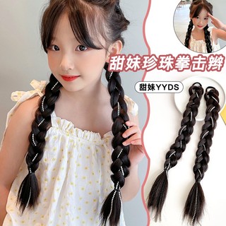 (MớI) Dây BuộC TóC Giả ThắT BíM TóC Cho Bé GáI