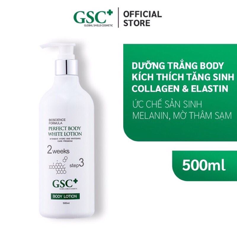 Kem dưỡng trắng da toàn thân GSC+