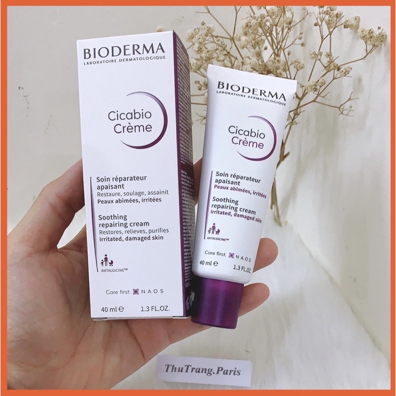 Kem dưỡng phục hồi da Bioderma Cica Cicabio Creme 40ML / 100ML Tím Pháp | BigBuy360 - bigbuy360.vn