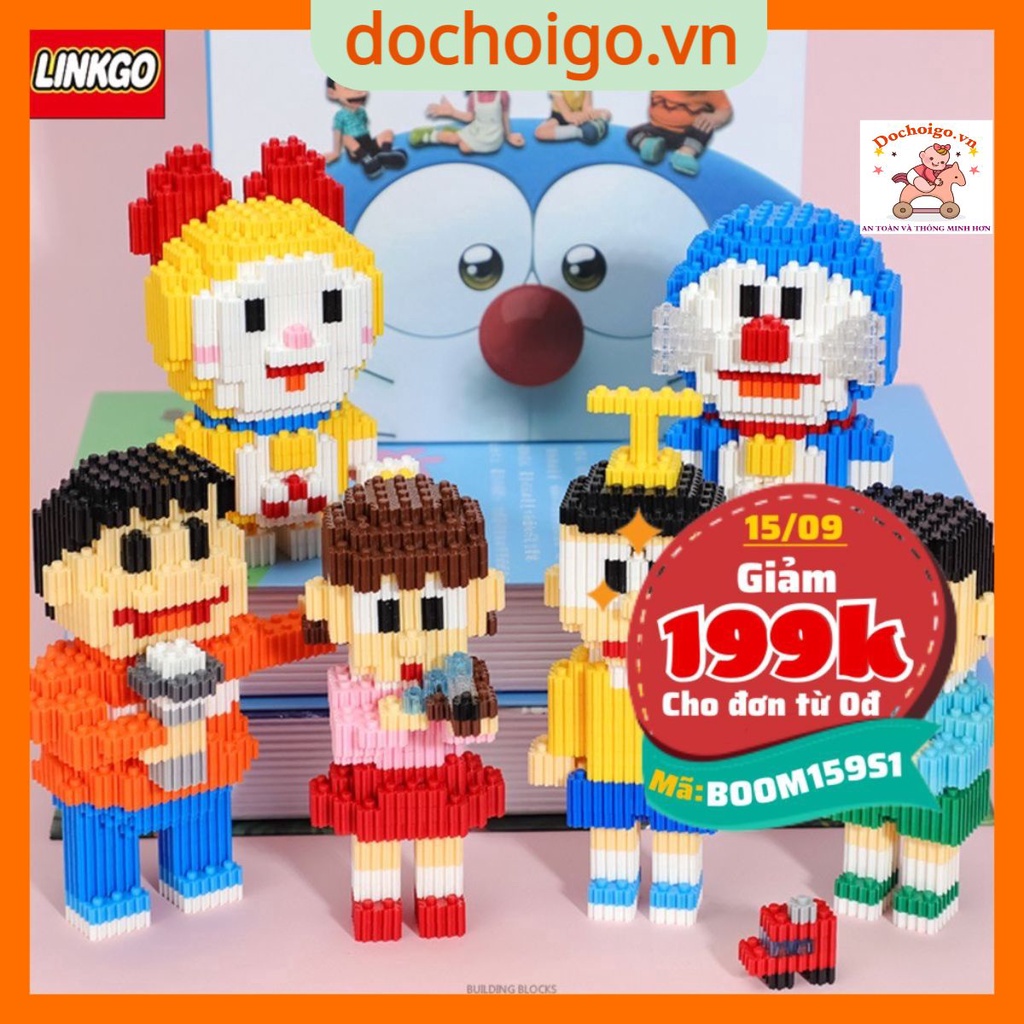 Đồ chơi lắp ráp Lego Nano 3D mô hình thu nhỏ dễ thương đồ chơi phát triển trí tuệ dochoigo.vn