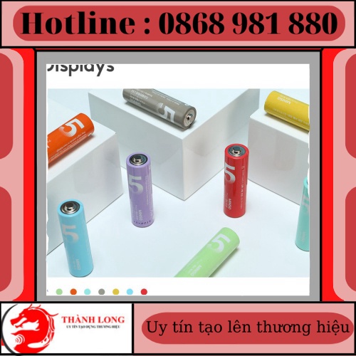 Pin AA/AAA, vỉ 8 viên Miniso (Đầy màu sắc) - Hàng chính hãng
